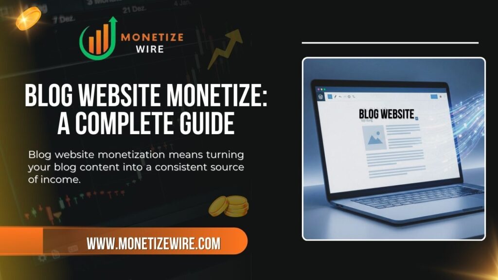 Blog Website Monetize A Complete Guide